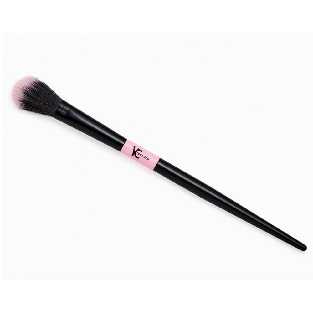 YC COLLECTION Y02 Glow Brush For Highlighter & Cheek Vegan Black/Pink NEW